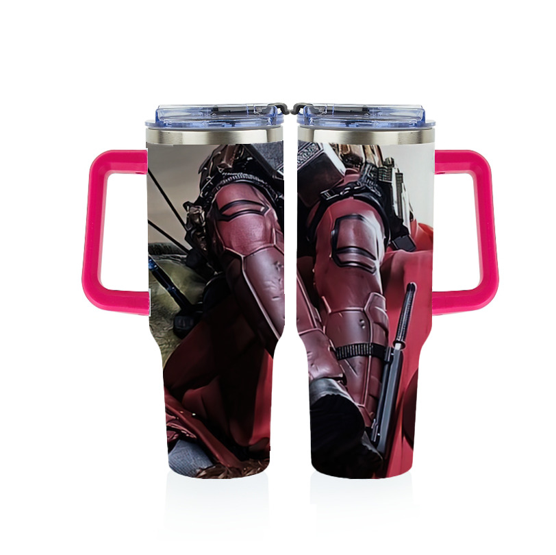 （画像用） Deadpool デッドプール 1200ｍLフルプリント車用タンブラー